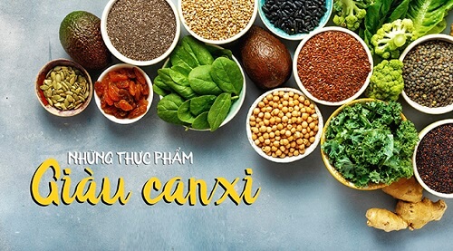 Suy buồng trứng nên ăn nhiều thực phẩm giàu canxi